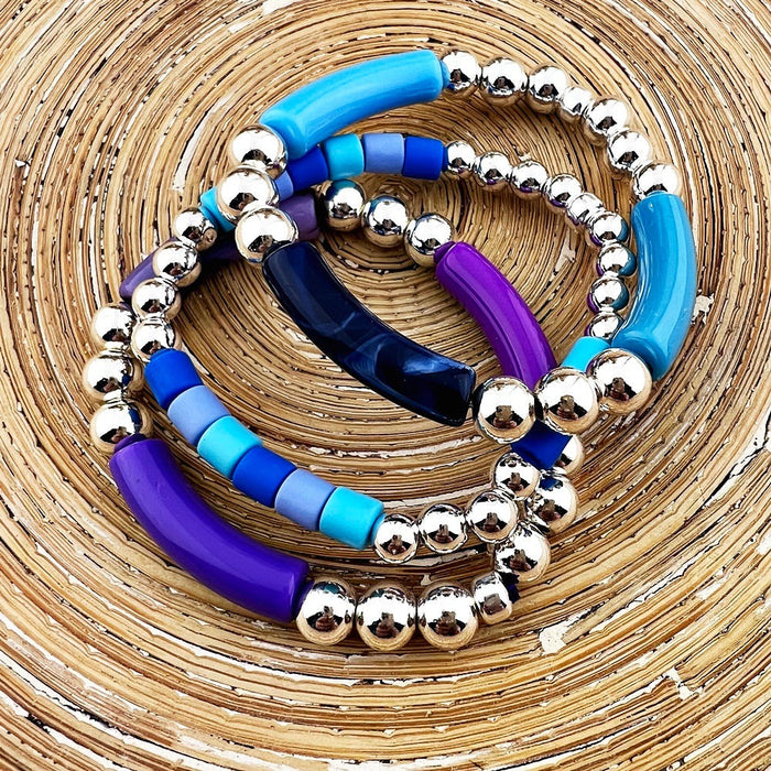 Armbanden Tube mix Blue