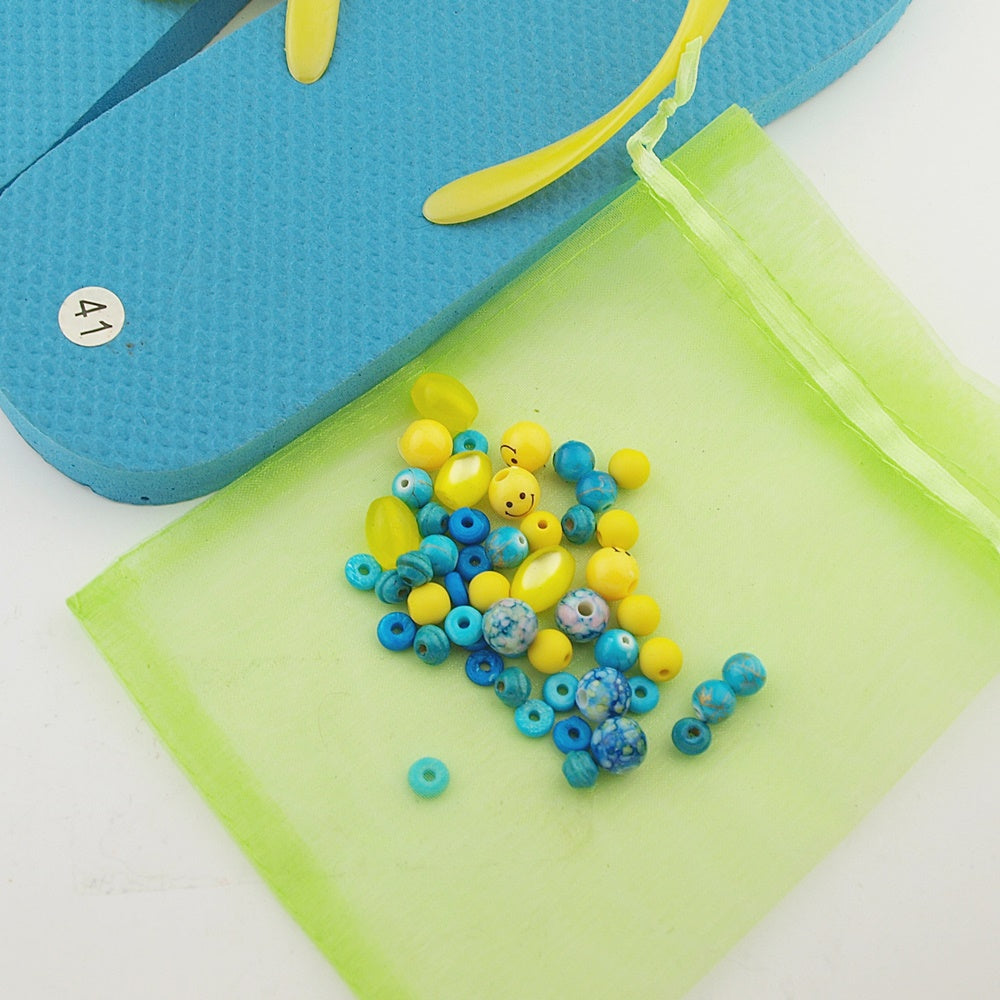 Teenslippers: Turquoise DIY