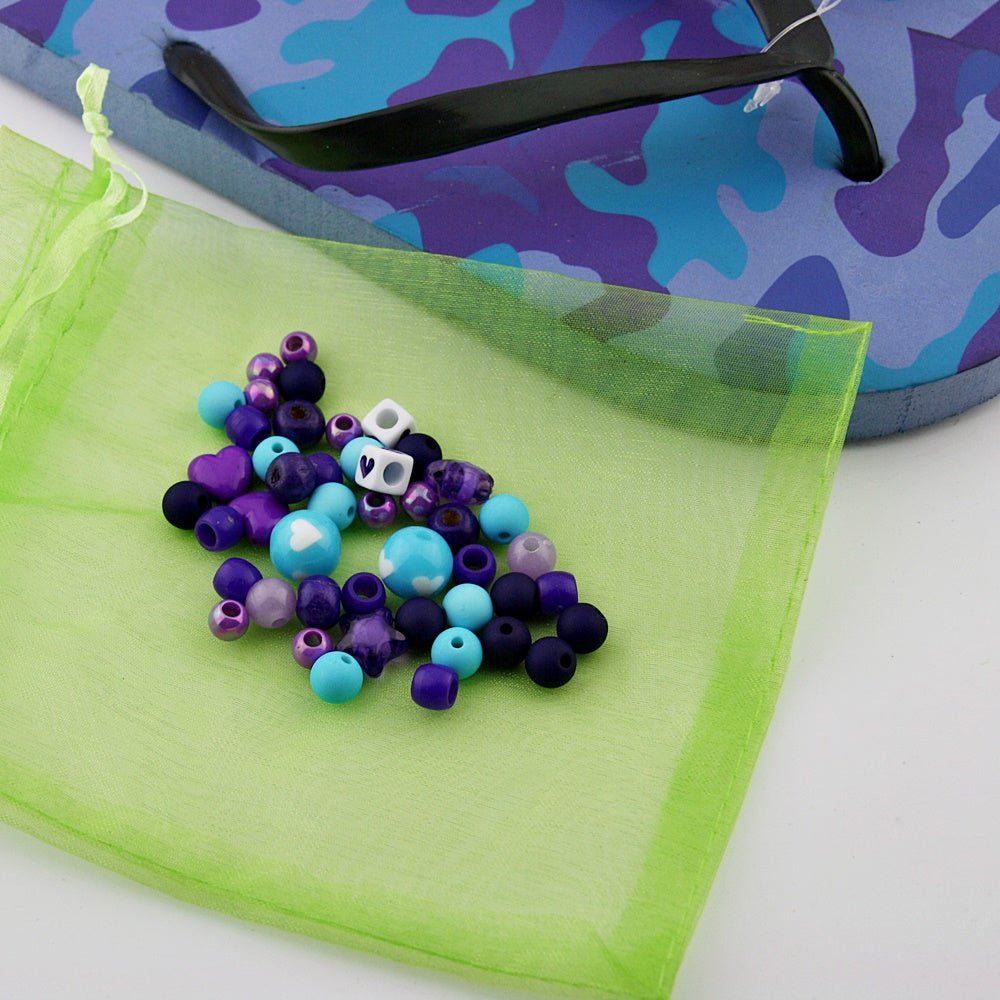 Teenslippers: Army Blue DIY - HanneHaves