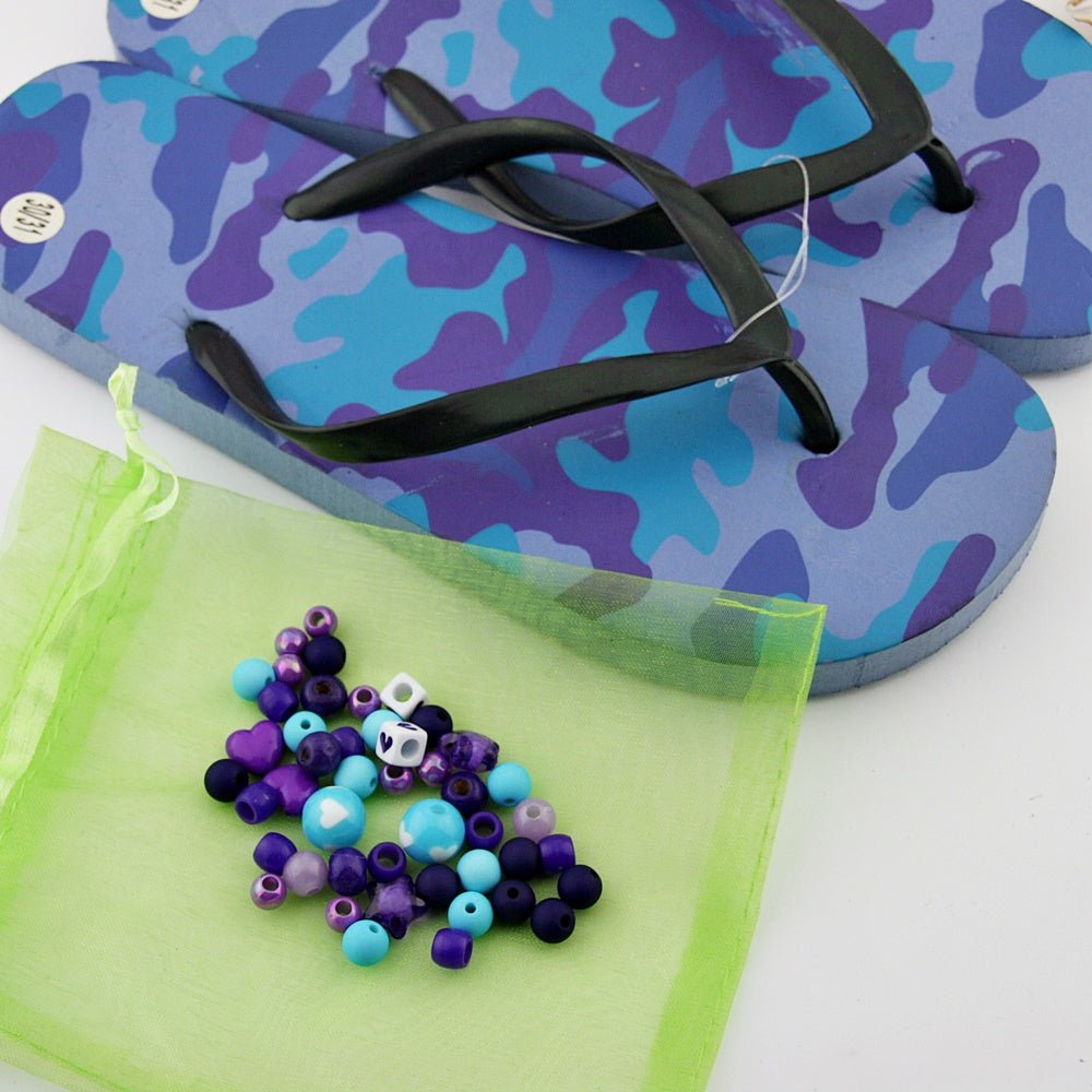 Teenslippers: Army Blue DIY - HanneHaves