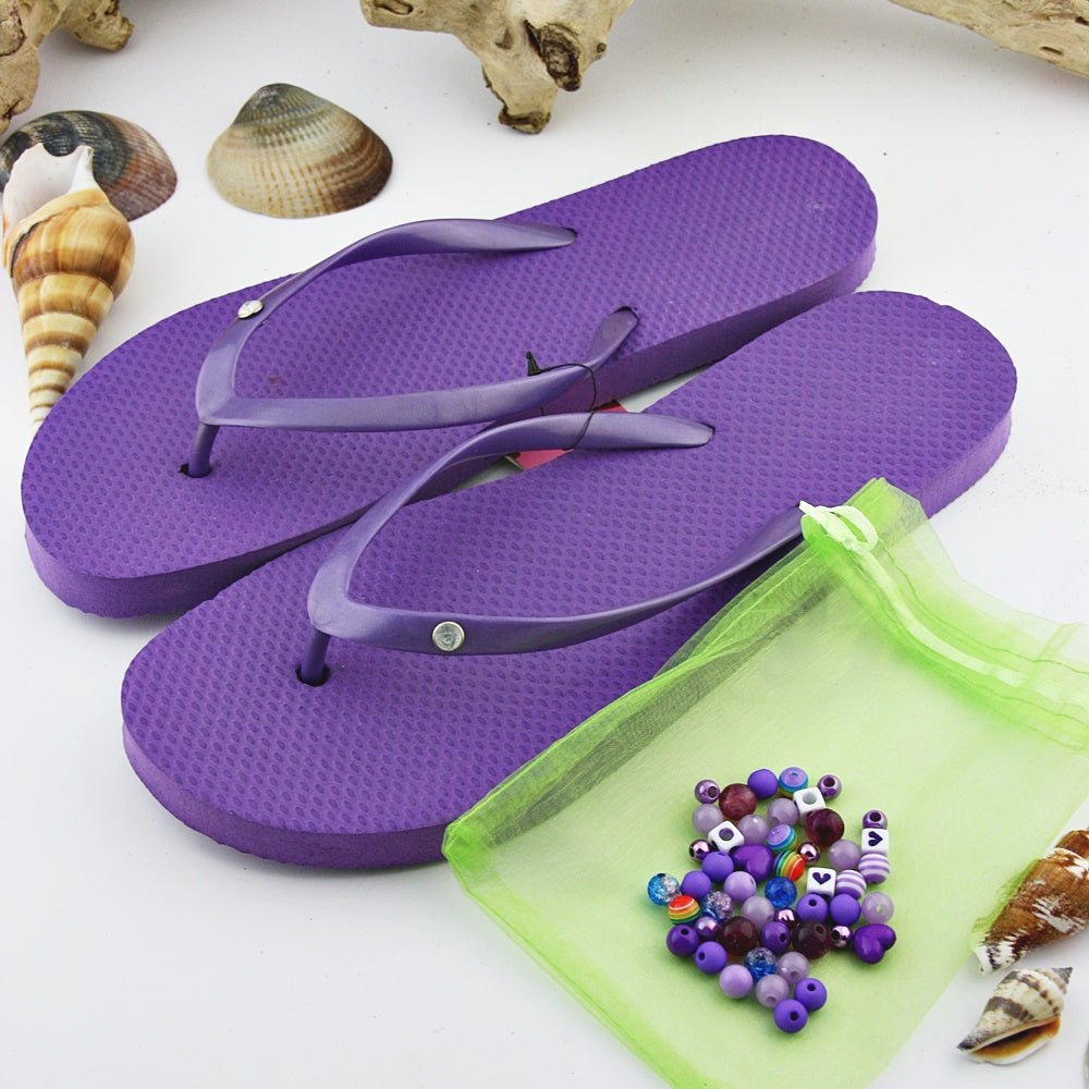 Teenslippers DIY Paars - HanneHaves