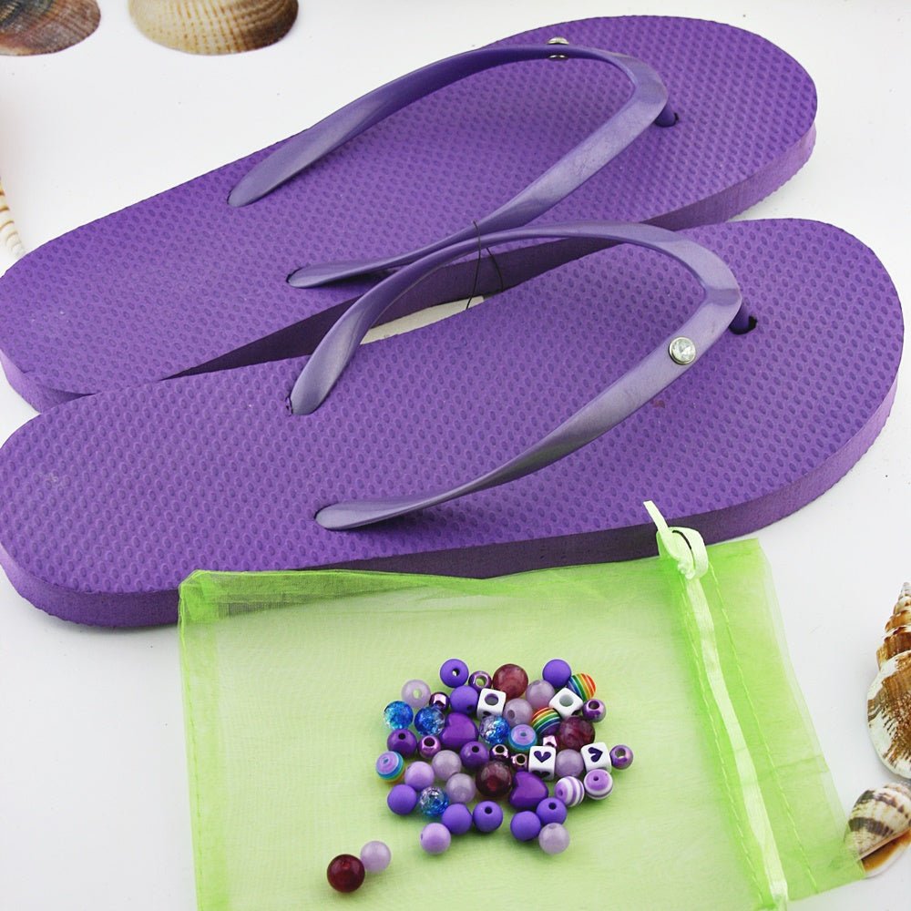 Teenslippers DIY Paars - HanneHaves