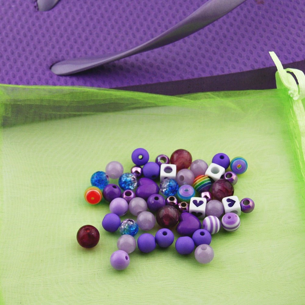Teenslippers DIY Paars - HanneHaves