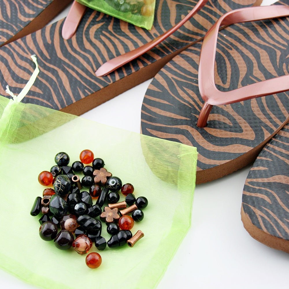 Teenslippers: Zebra Brown DIY - HanneHaves