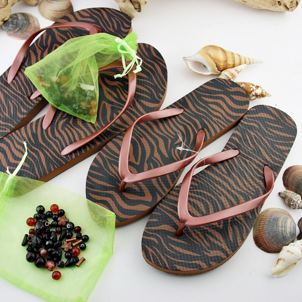 Teenslippers: Zebra Brown DIY - HanneHaves